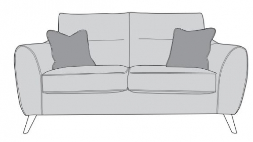 Hampton Fabric 2 Seat Sofa