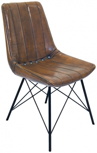 Industrial Dining Chair - Studded