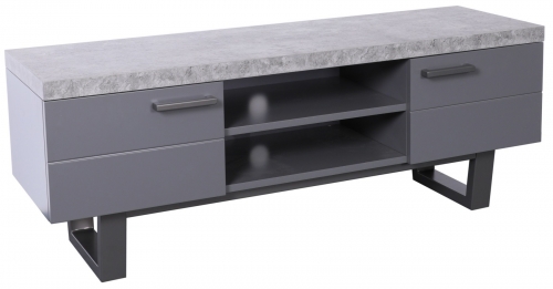 Telford Industrial Stone Effect Tv Unit