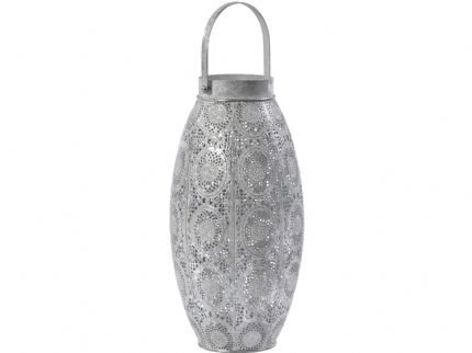 Moura Small Antique Silver Lantern