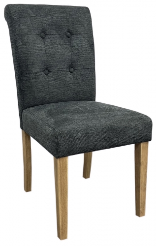 Scawton Upholstered Chair - Dark Grey
