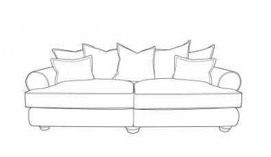 Oldstead Fabric 4 Seat Sofa