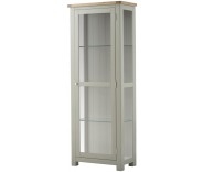 Brompton Stone Glazed Display Cabinet