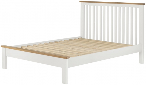 Brompton White 3'0 Single Bed