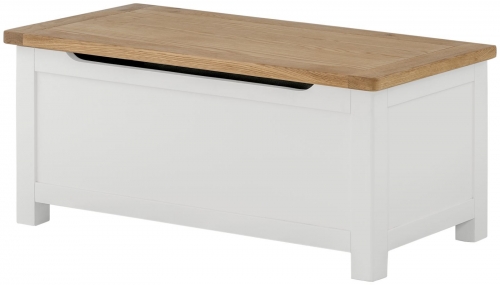 Brompton White Blanket Box