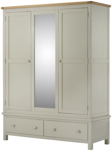 Brompton Stone Triple Wardrobe